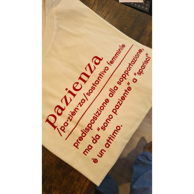 T-SHIRT PAZIENZA